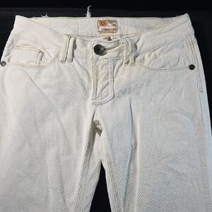 Twenty Cream Flare & Wide Leg Jeans